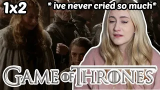 FIRST TIME Watching Game Of Thrones 1X2 *i've never cried this much online*