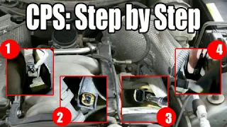 Crankshaft Position Sensor - Step by Step crank, Chrysler Crossfire, Mercedes Benz SLK320, Clk AMG