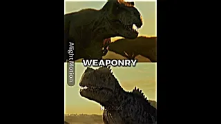 Prologue T-Rex & Rexy vs Prologue & BioSyn Giganotosaurus #jurassicworld #shorts