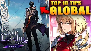 [Solo Leveling Arise] TOP 10 TIPS EVERY GLOBAL PLAYER SHOULD KNOW ON OFFICIAL LAUNCH!!!