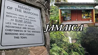 A visit to Moore town of Maroon community + The Nanny fall in Jamaica