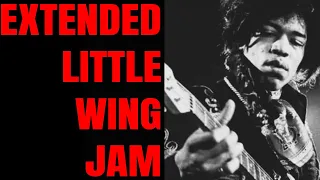 Extended Little Wing Jam Hendrix Style Guitar Jam Track (E Minor)