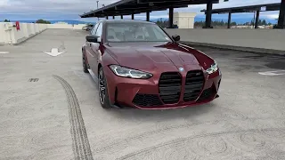 Tour the 2024 M3 Competition xDrive in Aventurin Red | 4K