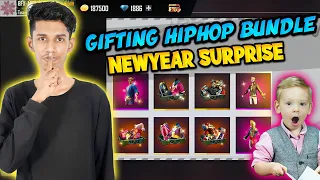 New Year Surprise😱 Gifting Hip Hop Bundle And All Elite Pass To Naval | Garena Freefire