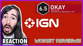 moistcr1tikal reacts to Most Disliked IGN Reviews of All Time!