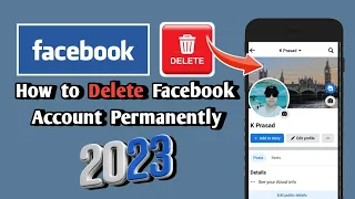 How to Delete Facebook Account Permanently 2023 | Facebook Account Delete Kaise Kare 2023 || Hindi