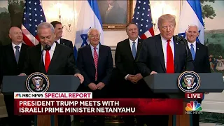 President Trump Meets with Israeli Prime Minister