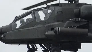 4Kᵁᴴᴰ ARMY AIR CORPS WAH-64D APACHE Demonstrates attack targets at RIAT 2019