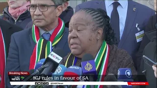 SA-Israel case | Pandor welcomes ICJ order