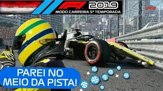 F1 2019 MODO CARREIRA #180 BATEU DESESPERO NO FINAL - CLASSIFICAÇÃO EM MÔNACO (Português BR)