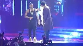 Usher brings out Chris Brown, August Alsina, Kid Ink & Jeremih live @URXTOUR LA