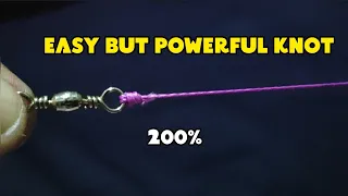 Knot that you must know when fishing|simple but very powerful knot