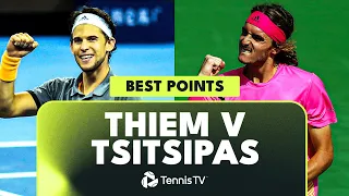 The BEST Dominic Thiem vs Stefanos Tsitsipas ATP Points So Far 🤩