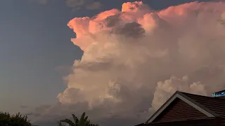 ‘Supercell’ thunderstorm over south east Queensland. November 29th, 2023.