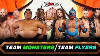 WWE 2K22 'Team Monsters Vs Team Flyers' Gameplay - WWE 2K22 LIVE Stream