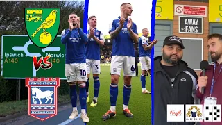 Norwich 1 - 0 Ipswich | Derby Day Dross! The Scums run continues! Town down to 2nd! Fancam Vlog
