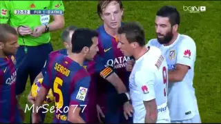 Mandzukic vs Busquets, Barcelona vs Atletico Madrid