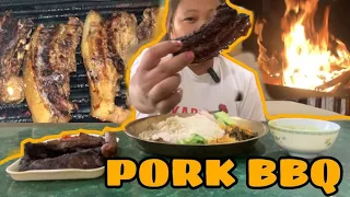 PORK BBQ MUKBANG!!!VEG THAKALI KHANA SET MUKBANG!!!