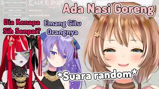 Ollie Bingung Sama Tingkah Risu Yang Random Banget Saat Collab【Risu, Ollie, Moona】