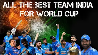 Wishing Team India For World Cup 2023 ⭐⭐ | A Small Tribute
