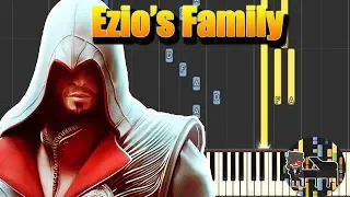 Ezio’s Family - Assassin's Creed 2 [Piano Tutorial] (Synthesia) HD Cover