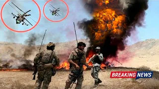 Ka-52 helicopters in the COP of the Russian Federation destroyed in Afghanistan