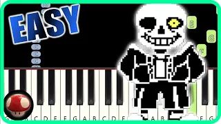 Undertale - Megalovania [EASY Piano Tutorial] (Synthesia) / TopAnimeMusic