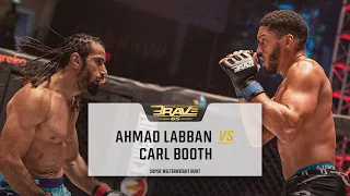 Ahmad Labban  vs Carl Booth | FREE MMA Fight | BRAVE CF 65