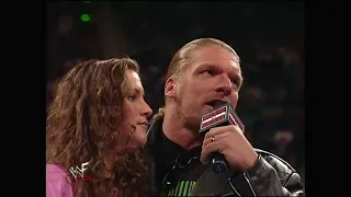 Triple H is going to be the WWE Champion again. Monday Night RAW (McMahon-Helmsley Era). Dec. 27, 99