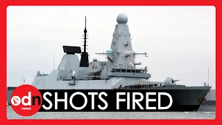Russia FIRES Warning Shots at British Royal Navy Vessel Near Crimea