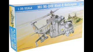 Trumpeter 1/35 Scale MI-24 HIND In-Box Review