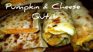 Azerbaijani Pumpkin & Cheese Qutab (Gutab/ Kutab)