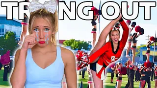 CHEER TEAM TRYOUTS ! WiLL SHE MAKE iT??? *emotional