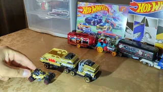 Opening HotWheels Super Rigs Set! #hotwheels #hotwheelscollector #hotwheelscollection #free