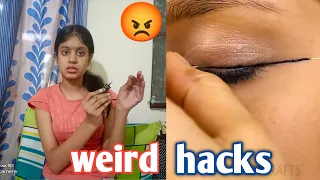 testing out viral hacks by 5 minute craft /!epic fail*part1/anamika singh