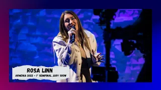 Rosa Linn - Snap Armenia Eurovision 2022 Semi Final 1 Jury Show
