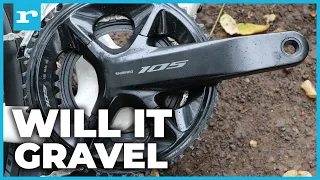 Shimano 105 Di2 - It's a GRAVEL groupset