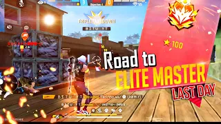 Rank Push To Elite Master🍷|| Last Day Cs Rank  - Free Fire Max || #tondegamer #gyangaming #freefire