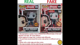 Funko Pop Legit Guide "Real Vs Fake": JACK TORRANCE (CHASE) #456 – THE SHINING
