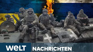 PUTINS KRIEG: Wagner-Söldner erhöhen Druck auf Bachmut - Ukrainer schlagen zurück | WELT STREAM