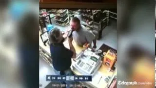 Shopkeeper foils armed robbery by pulling gun on would-be thief