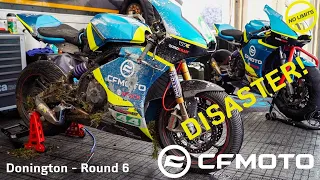 CFMOTO Racing - Donington Disaster! | No Limits Racing Feat. 44Teeth | EP-4