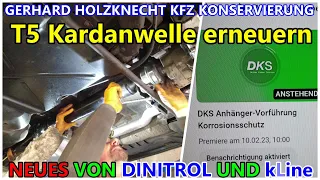 T5 Kardanwelle und DKS Päsentationsanhänger