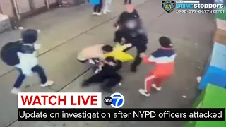 LIVE | Update on investigation after NYPD officers attacked