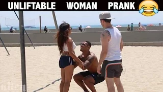 Unliftable woman PRANK 😂-Julien Magic