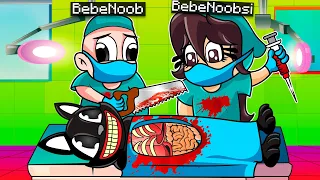 BEBENOOBSI Y BEBENOOB OPERAN A CARTOON CAT 👨‍⚕️💉 ¿Lo SALVAMOS o Lo MATAMOS?