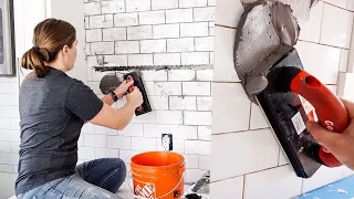 How to Grout a Backsplash - Step-by-Step Tutorial