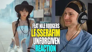 LE SSERAFIM UNFORGIVEN feat Nile Rodgers | reaction | Проф. звукорежиссер смотрит