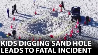 Girl dies after sand hole collapses at Florida beach