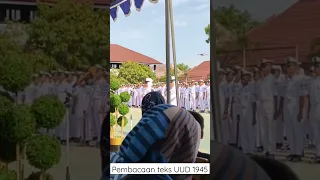 Pembacaan teks UUD 1945 | Upacara Pelantikan Taruna Taruni SMKN 2 INDRAMAYU